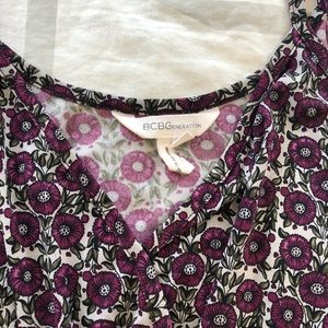 Bcbgeneration floral wrap dress